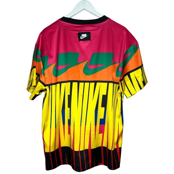 Nike Allover Print Colorful Top Small - Picture 5 of 10